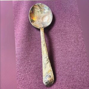 Vintage Ornate Spoon Collectable 1847 8RO6A l S Siver